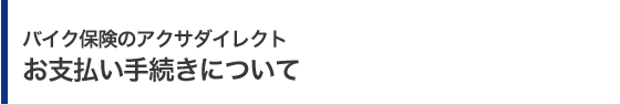 �o�C�N�ی��̃A�N�T�_�C���N�g ���x�����葱���ɂ���