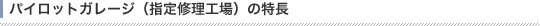 �p�C���b�g�K���[�W�i�w��C���H��j�̓���