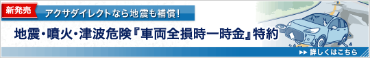 �V�����@�A�N�T�_�C���N�g�Ȃ�n�k���⏞�I�@�_�C���N�g�����ԕی��ł̓A�N�T�����@�u�n�k�E���΁E�Ôg�댯�@�u�ԗ��S�����ꎞ���v����v�@�ڂ����͂�����