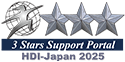 3 Stars Support Portal HDI-Japan 2025