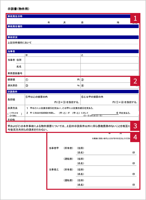 示談書