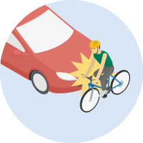自転車との衝突・接触