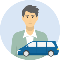 40代 男性ミニバンの場合