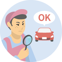 完成車両の品質検査