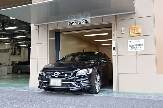 車両専用エレベーター