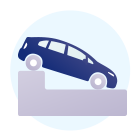 お車を運転中に、誤って転落事故を起こして死亡した。