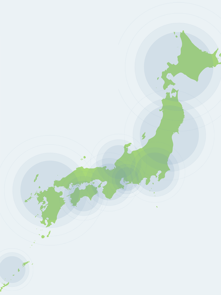 損害サービス拠点地図