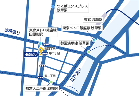 アクサダイレクト アクセスマップ