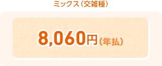 ミックス(交雑種) 8,060円(年払)