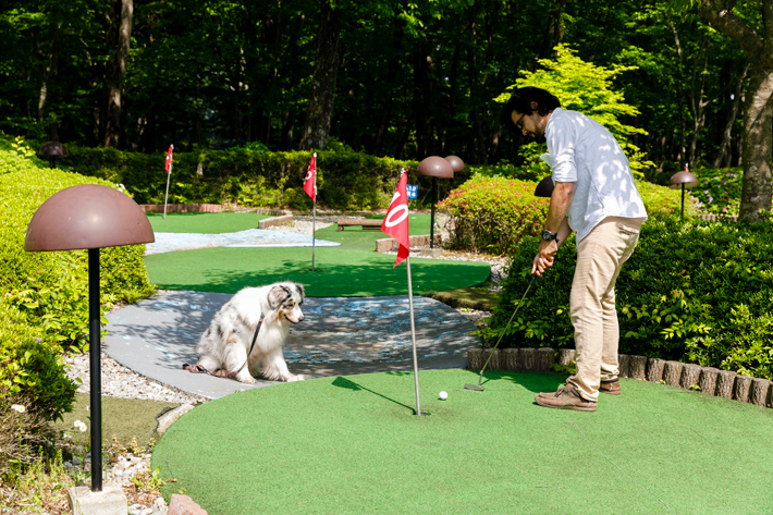 棟愛犬同伴で楽しめるパターゴルフ！