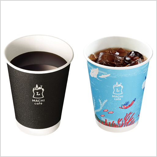 【お持ち帰り限定】MACHI café ホットコーヒー（S）またはアイスコーヒー（S）無料引換券 2枚